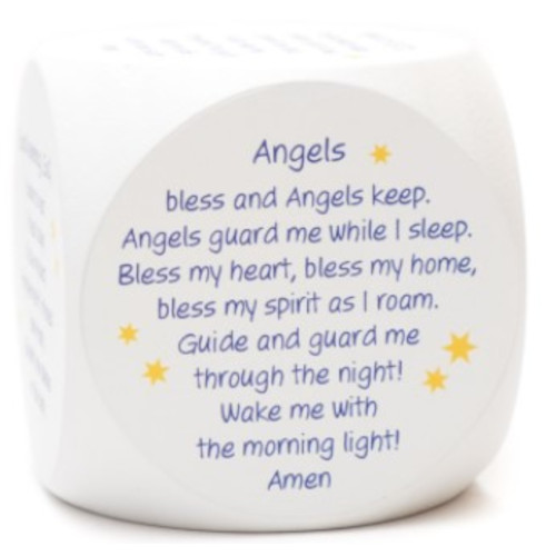 Cropped Bedtime Prayer Cube White