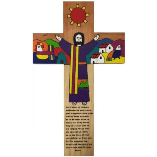 Cropped El Salvador Cross - Our Father