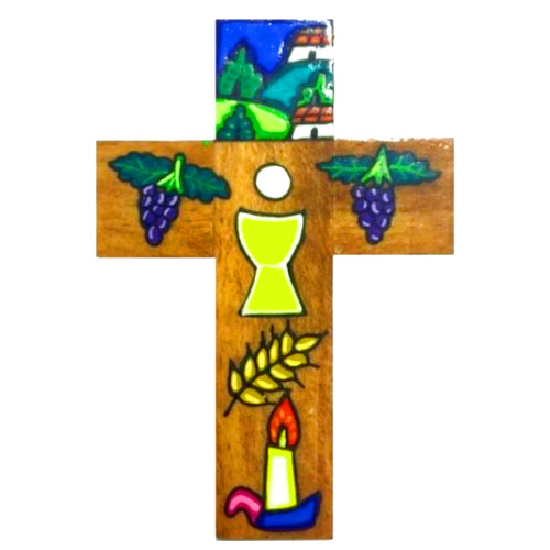 Cropped EL Salvador Cross - Communion