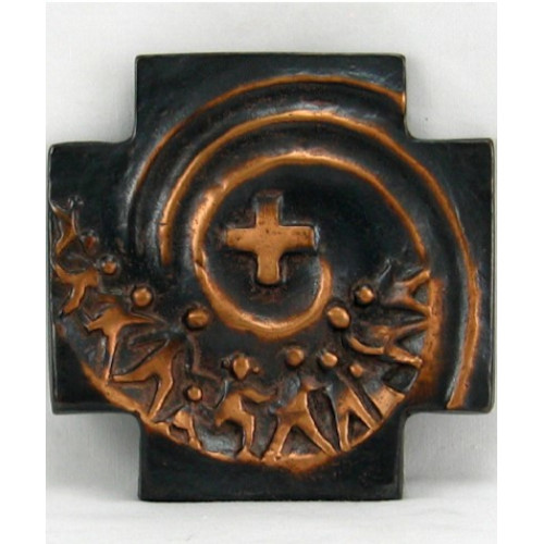 Cropped RCIA Bronze Cross - On Our Way