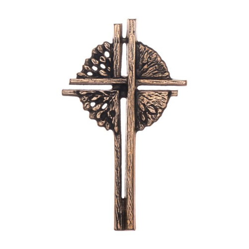 Cropped Ecclesiastes Cross Bronze