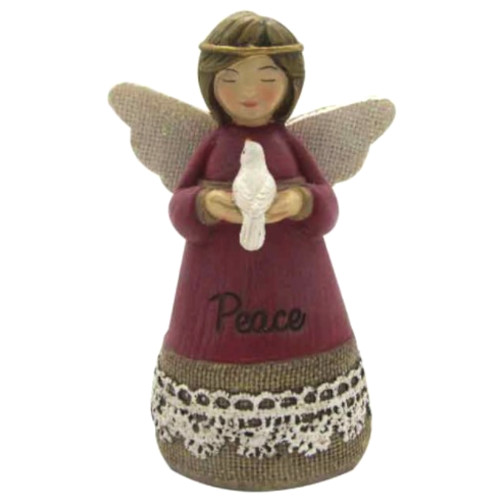 Cropped Little Blessing Angel Coloured - Peace